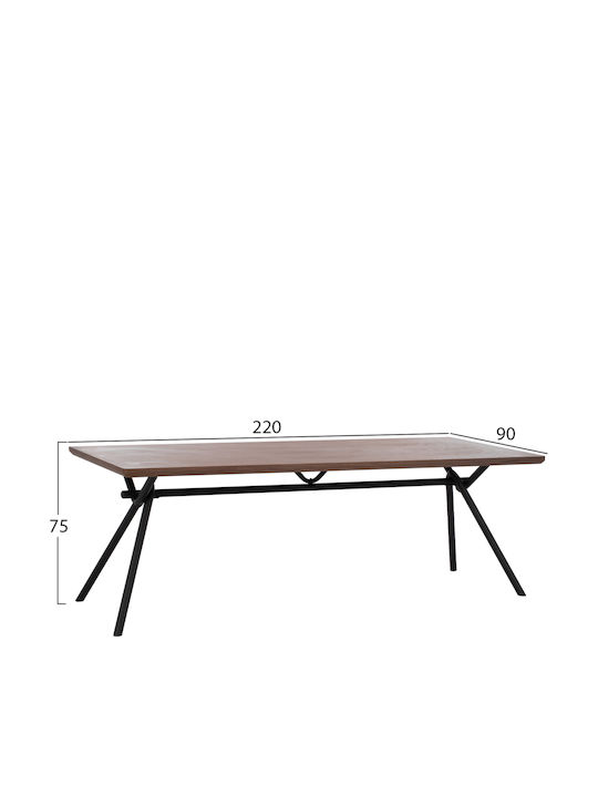 Esszimmermöbel-Set Mandy Mit 6 Stücken 220x90cm