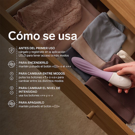 Lelo G-Spot Vibrator with Remote Control Pink