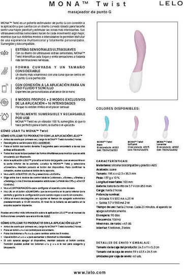 Lelo G-Spot Vibrator with Remote Control Pink