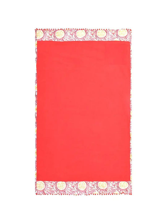 Ble Resort Collection Küchentuch aus 100% Baumwolle in Roter Farbe