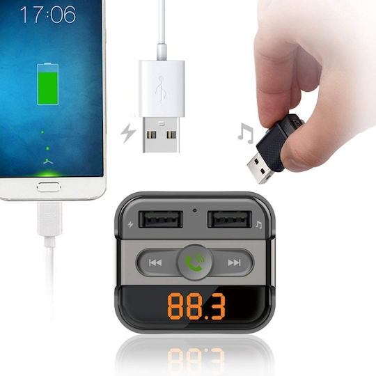Pyramid FM предавател за кола с Bluetooth / USB / AUX / MicroSD