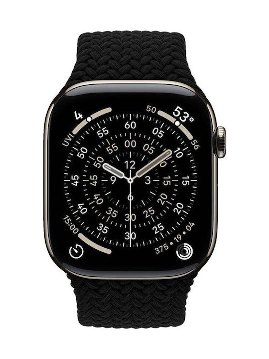 Crong Tragbare Bänder Schwarz Apple Watch 44/45/46/49 mm Crong Tragbare Bänder Schwarz Apple Watch 44/45/46/49 mm