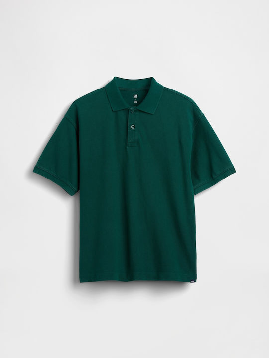 Polo Pentru Copii Cu Mâneci Scurte Verde Pin