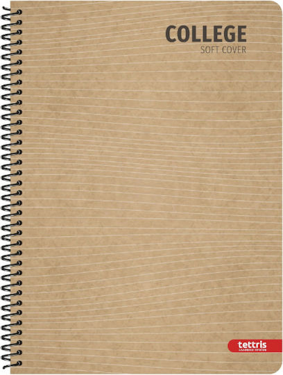 Tettris Spiral Notebook Ruled 150 Sheets 5 Subjects B5-5Th-252