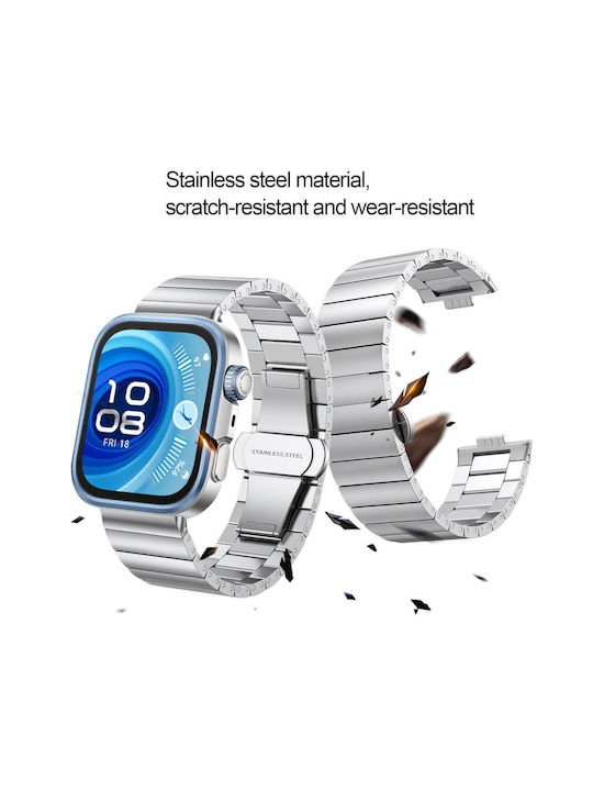 Stainless Steel Black Strap (Huawei Watch Fit)