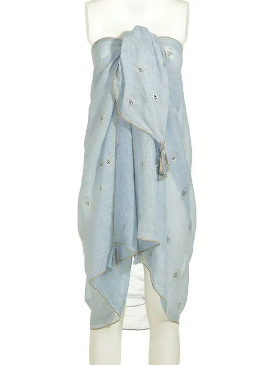 Ble Resort Collection Дамско Шалче Синьо