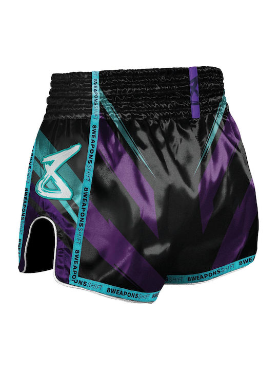 Muay Thai Shorts 8 Weapons Shift Cyber Purple