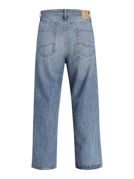 Pantaloni de Blugi pentru Bărbați cu Fit Lejer Baggy Albastru