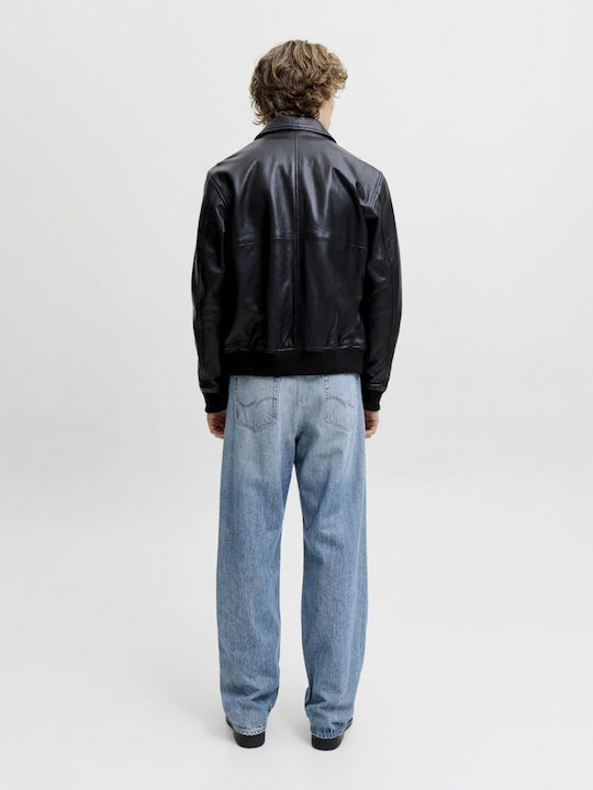 Pantaloni de Blugi pentru Bărbați cu Fit Lejer Baggy Albastru