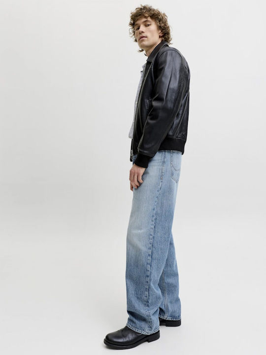 Pantaloni de Blugi pentru Bărbați cu Fit Lejer Baggy Albastru