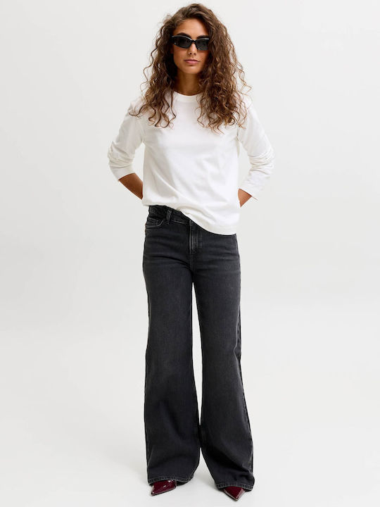 Women's Flared Black Jean Pants