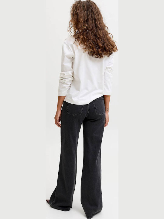 Women's Flared Black Jean Pants