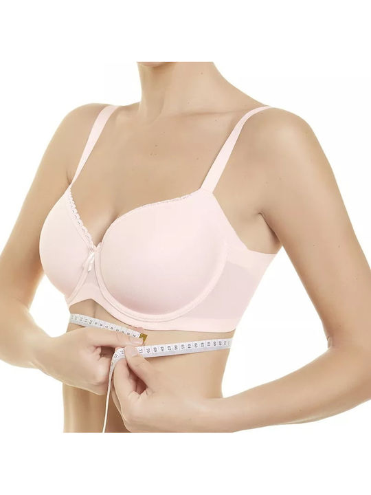 Beige Bras without Padding Underwire