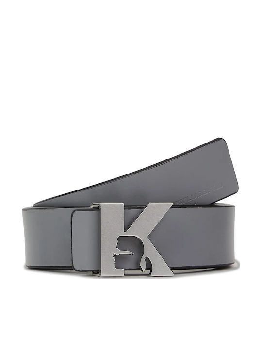 Men's Leather Double Sided Belt Black