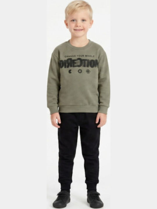 Trax Kids Sweatpants Set Khaki 3 Pieces