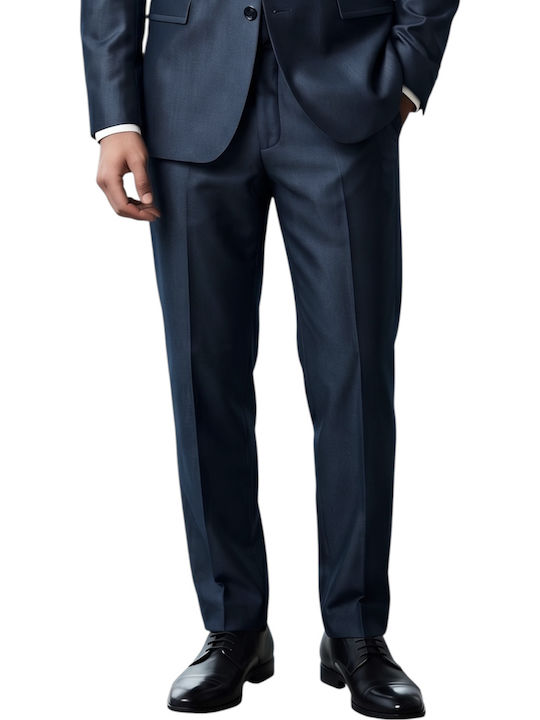 Men's Groom's Suit Blue-black