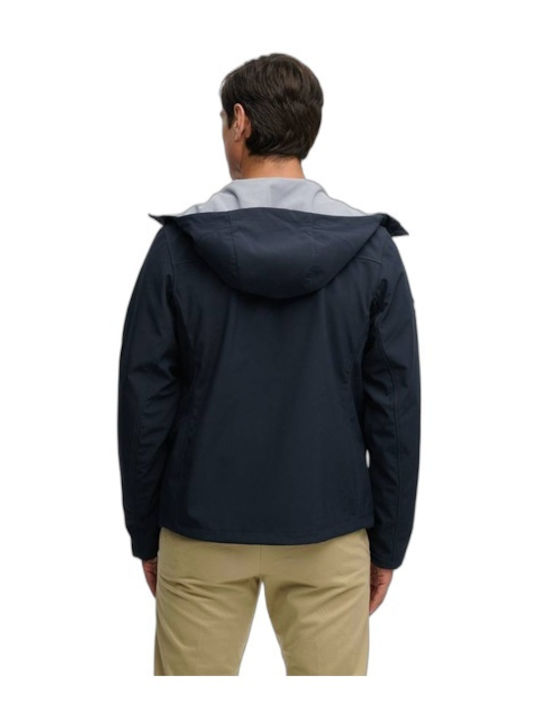 Trekker Winter Jacket Softshell Waterproof and Windproof Navy