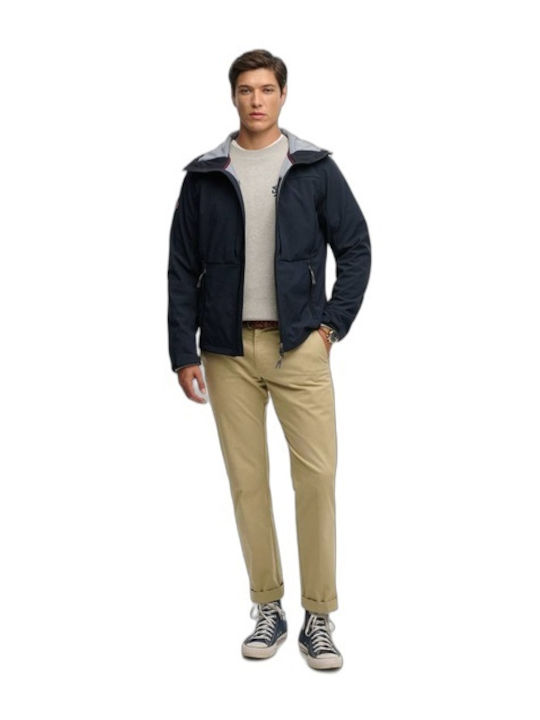 Trekker Winter Jacket Softshell Waterproof and Windproof Navy