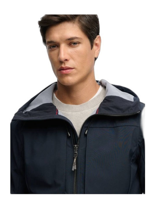 Trekker Winter Jacket Softshell Waterproof and Windproof Navy