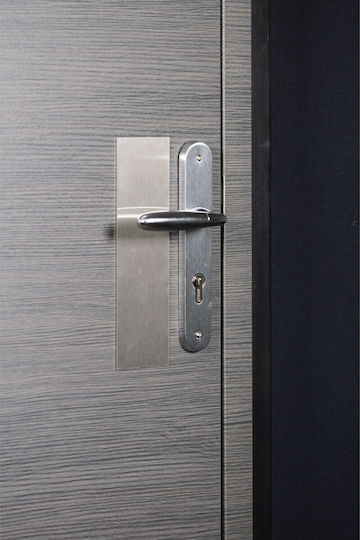 Adhesive Stainless Steel Silver Door Stopper