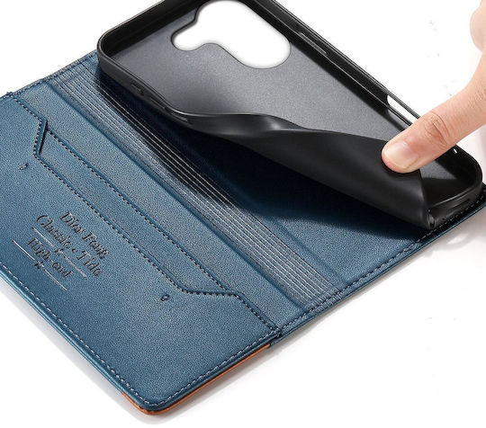 Dierfeng Wallet Leather Silicone Blue (Poco X8 Pro)