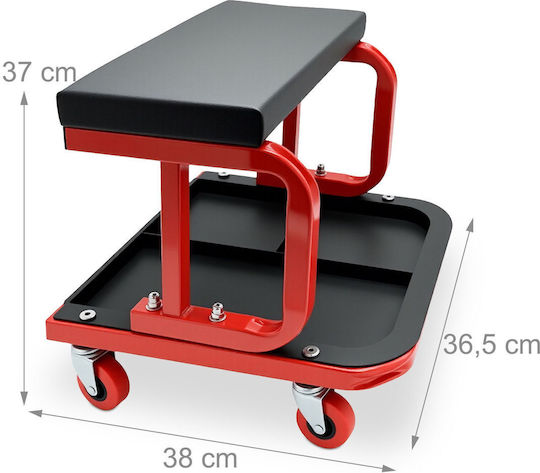 Relaxdays Scaun de lucru cu sarcină maximă 100 kg