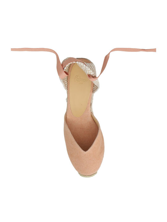 Chiara 8 002 Women's Summer Platforms in Espadrille Style Pink