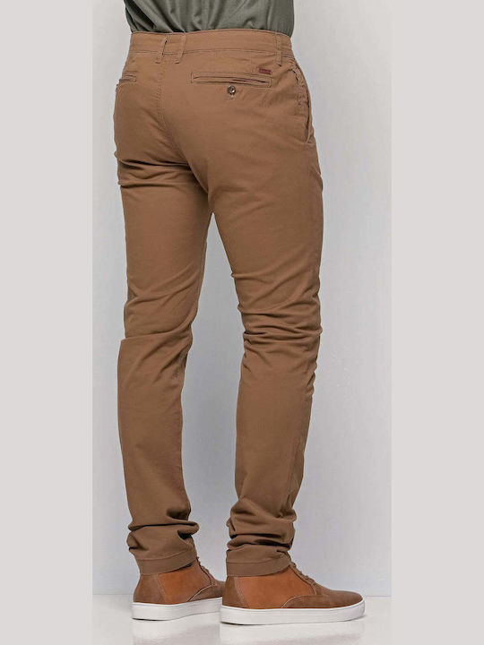 Hose Chino Elastisch in Enger Passform Camel
