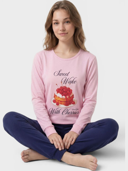 Nina Club Kids Pyjama Winter Pink Nina Club Kids Pyjama Winter Pink