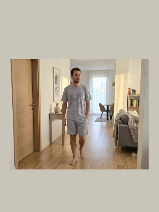 Relax Anatomic Summer Men's Pyjamas Grey