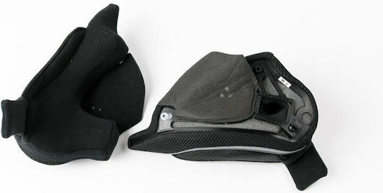 Sp.cheek Pads.top Clima Comfort.xl-xxl-xxxl.25 Mm.black.std Xxl Ncom.n120-1 Nolan