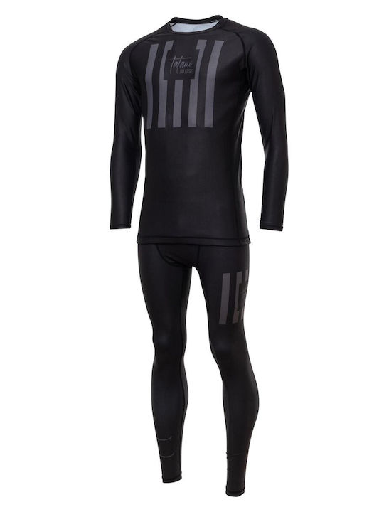 Tatami Fightwear Lang Männer Kampfsport Leggings Schwarz