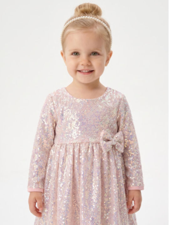 Trax Mädchenkleid mit Pailletten Rosa Trax Mädchenkleid mit Pailletten Rosa