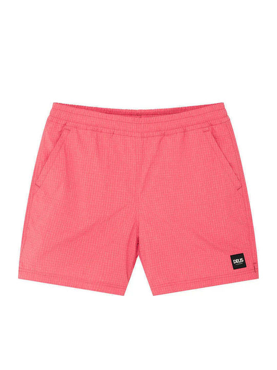 Ανδρικό Μαγιό Σορτς Melon Red με Σχέδια