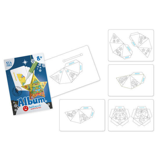 Sabbiarelli 3D Stern Baum Malerei Marmorstaub 8+
