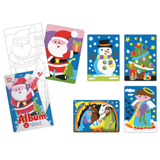 Offer Sabbiarelli Christmas Set 3D Star Cards Poster Calendar Painting Marble Powder