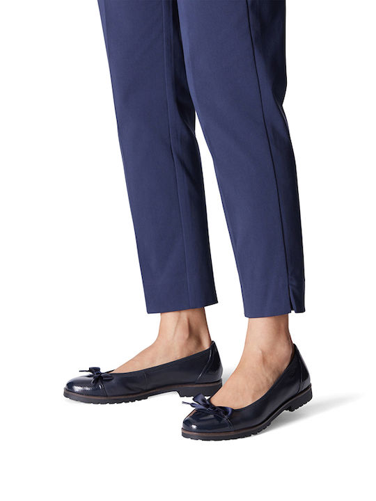 Damen Ballerinas in Blau Farbe