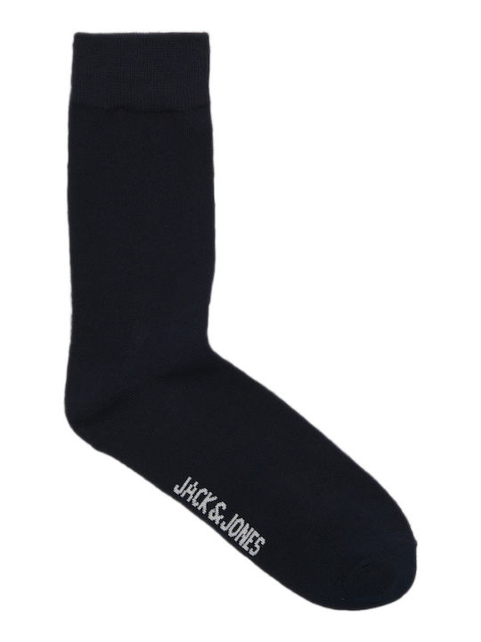 Jack & Jones Ανδρικές Μονόχρωμες Κάλτσες Black/sky Captai 3Pack