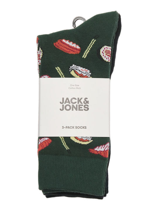 Jack & Jones Ανδρικές Μονόχρωμες Κάλτσες Pine Grove/black Sk 3Pack Jack & Jones Ανδρικές Μονόχρωμες Κάλτσες Pine Grove/black Sk 3Pack