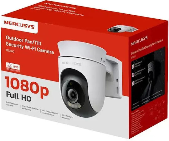 Mercusys IP Surveillance Camera Wi-Fi Full HD 1080p Waterproof with Speaker