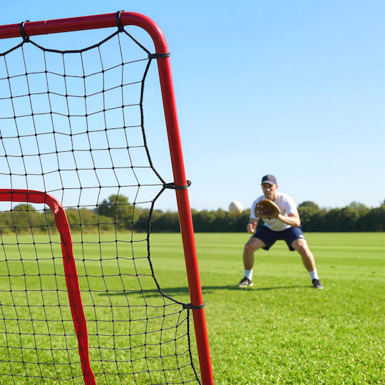 Sportnow Φορητό Δίχτυ Ανάκρουσης Baseball 4 Ρυθμιζόμενες Γωνίες A62-050v00rd