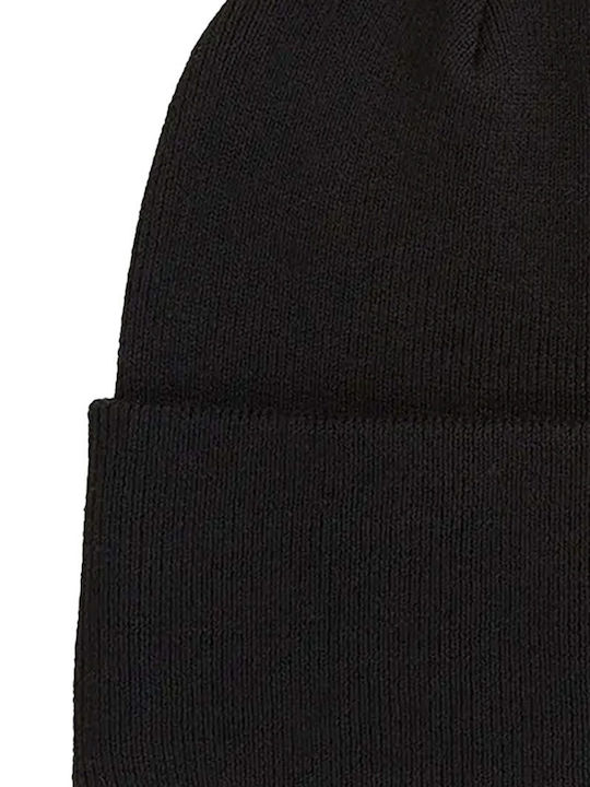 Beanie Γυναικείος Σκούφος Πλεκτός σε Μαύρο χρώμα