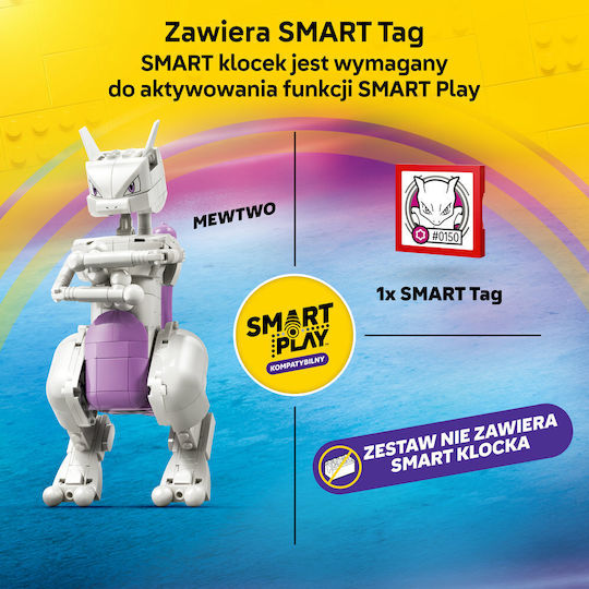 LEGO Pokemon Mewtwo Laboratory Escape pentru 10+ Ani 605 Buc