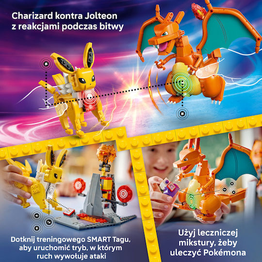 Pokemon Charizard Vs Jolteon The Ultimate Battle pentru 8+ Ani 751 Buc