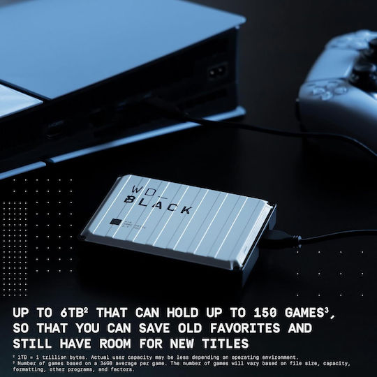 Western Digital WD_Black P10 USB 3.0 Външен HDD 6.1TB 2.5" Черен