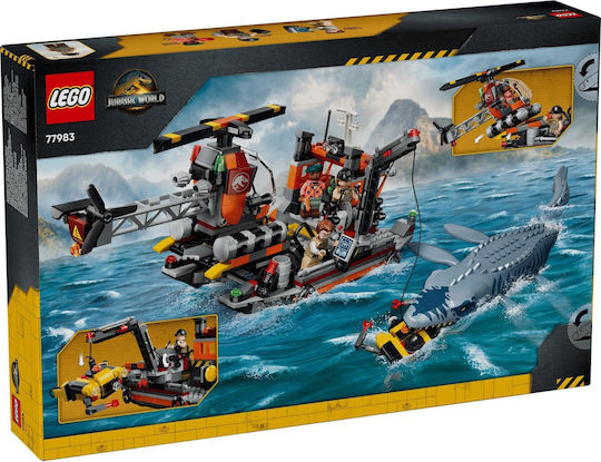 LEGO Jurassic World Jurassic World Mosasaurus Атака На Лодка за 7+ Години 703 Бр