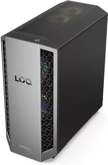 Lenovo Loq Tower 26ADR10 Настолен Компютър (Ryzen 7-8745HX/32GB DDR5/2TB SSD/W10 Pro)