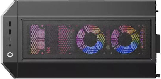 Lenovo Loq Tower 26ADR10 Настолен Компютър (Ryzen 7-8745HX/32GB DDR5/2TB SSD/W10 Pro)