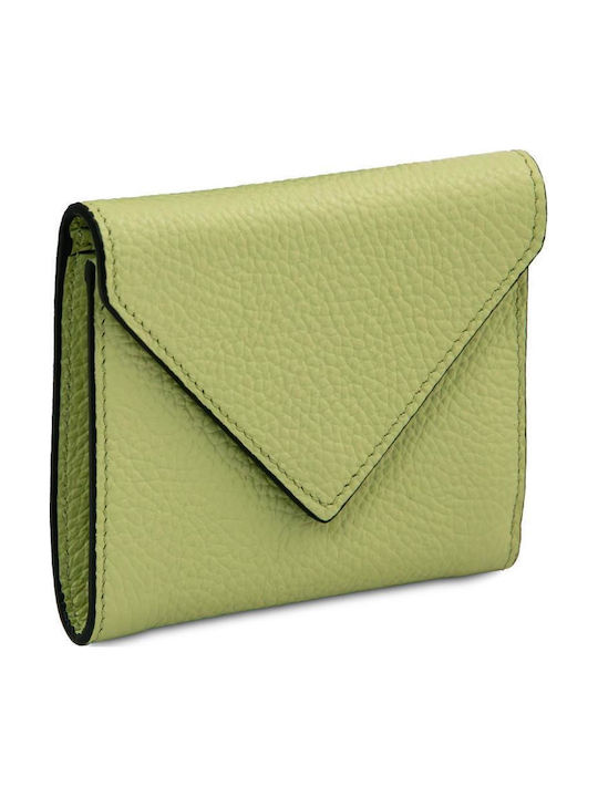 Große Leder Damenbrieftasche Grün