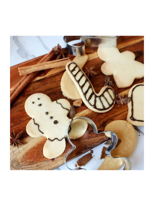 Scrap Cooking Christmas Rolling Pin Wooden Nutcrackers 39x4.5x4.5cm 18pcs